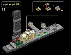 LEGO 21044 instructions page 60 – build guide