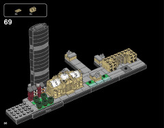 LEGO 21044 instructions page 66 – build guide