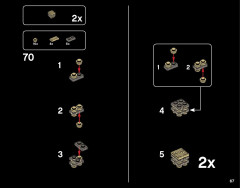 LEGO 21044 instructions page 67 – build guide