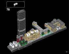 LEGO 21044 instructions page 77 – build guide