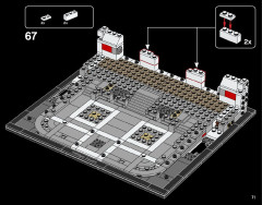 LEGO 21045 instructions page 71 – build guide