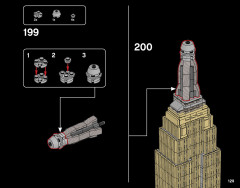 LEGO 21046 instructions page 129 – build guide
