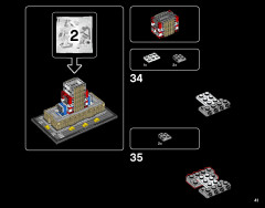 LEGO 21046 instructions page 41 – build guide