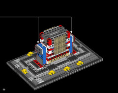 LEGO 21046 instructions page 50 – build guide