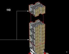 LEGO 21046 instructions page 81 – build guide