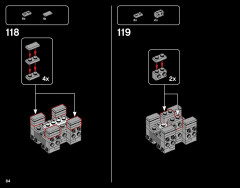LEGO 21046 instructions page 84 – build guide