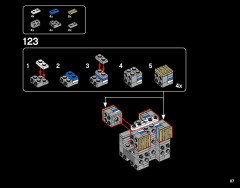 LEGO 21046 instructions page 87 – build guide