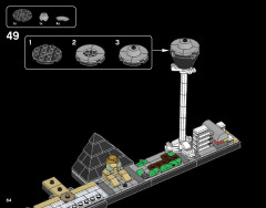 LEGO 21047 instructions page 64 – build guide