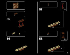 LEGO 21047 instructions page 71 – build guide