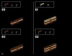 LEGO 21047 instructions page 72 – build guide