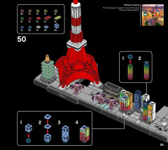 LEGO 21051 instructions page 55 – build guide