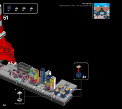 LEGO 21051 instructions page 56 – build guide