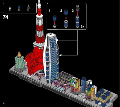 LEGO 21051 instructions page 70 – build guide