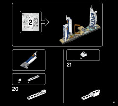 LEGO 21052 instructions page 33 – build guide