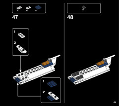 LEGO 21052 instructions page 49 – build guide