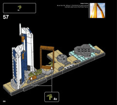 LEGO 21052 instructions page 56 – build guide