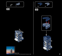 LEGO 21052 instructions page 61 – build guide