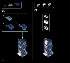 LEGO 21052 instructions page 62 – build guide
