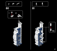 LEGO 21052 instructions page 67 – build guide
