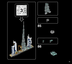 LEGO 21052 instructions page 71 – build guide