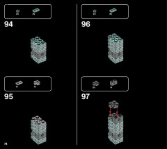 LEGO 21052 instructions page 74 – build guide
