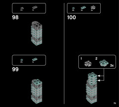 LEGO 21052 instructions page 75 – build guide