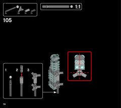 LEGO 21052 instructions page 78 – build guide