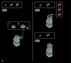 LEGO 21052 instructions page 86 – build guide