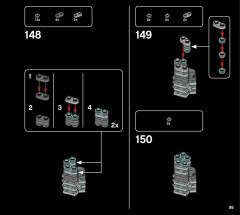 LEGO 21052 instructions page 95 – build guide