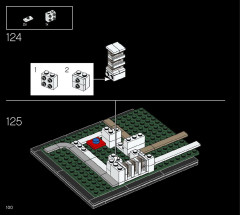 LEGO 21054 instructions page 100 – build guide