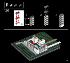 LEGO 21054 instructions page 101 – build guide