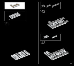LEGO 21054 instructions page 109 – build guide