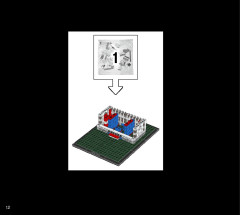 LEGO 21054 instructions page 12 – build guide