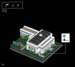 LEGO 21054 instructions page 124 – build guide