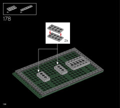 LEGO 21054 instructions page 134 – build guide