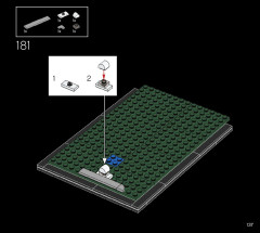 LEGO 21054 instructions page 137 – build guide