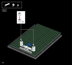LEGO 21054 instructions page 138 – build guide