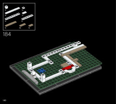 LEGO 21054 instructions page 140 – build guide