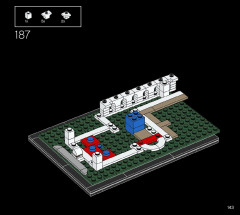 LEGO 21054 instructions page 143 – build guide