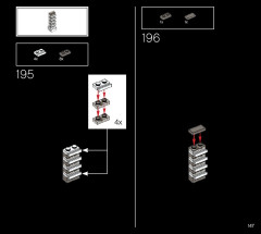 LEGO 21054 instructions page 147 – build guide