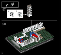 LEGO 21054 instructions page 148 – build guide