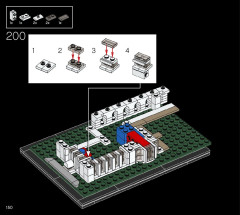 LEGO 21054 instructions page 150 – build guide