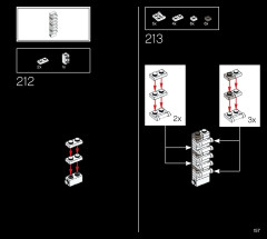 LEGO 21054 instructions page 157 – build guide