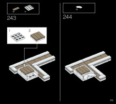 LEGO 21054 instructions page 173 – build guide