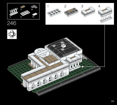 LEGO 21054 instructions page 175 – build guide