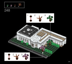 LEGO 21054 instructions page 177 – build guide