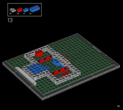 LEGO 21054 instructions page 25 – build guide