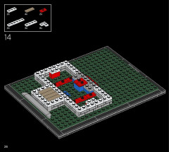 LEGO 21054 instructions page 26 – build guide