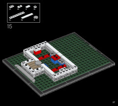 LEGO 21054 instructions page 27 – build guide