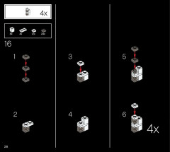 LEGO 21054 instructions page 28 – build guide